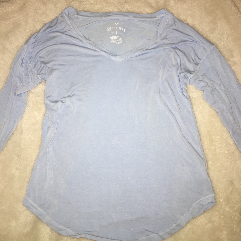 Light blue American Eagle long sleeve